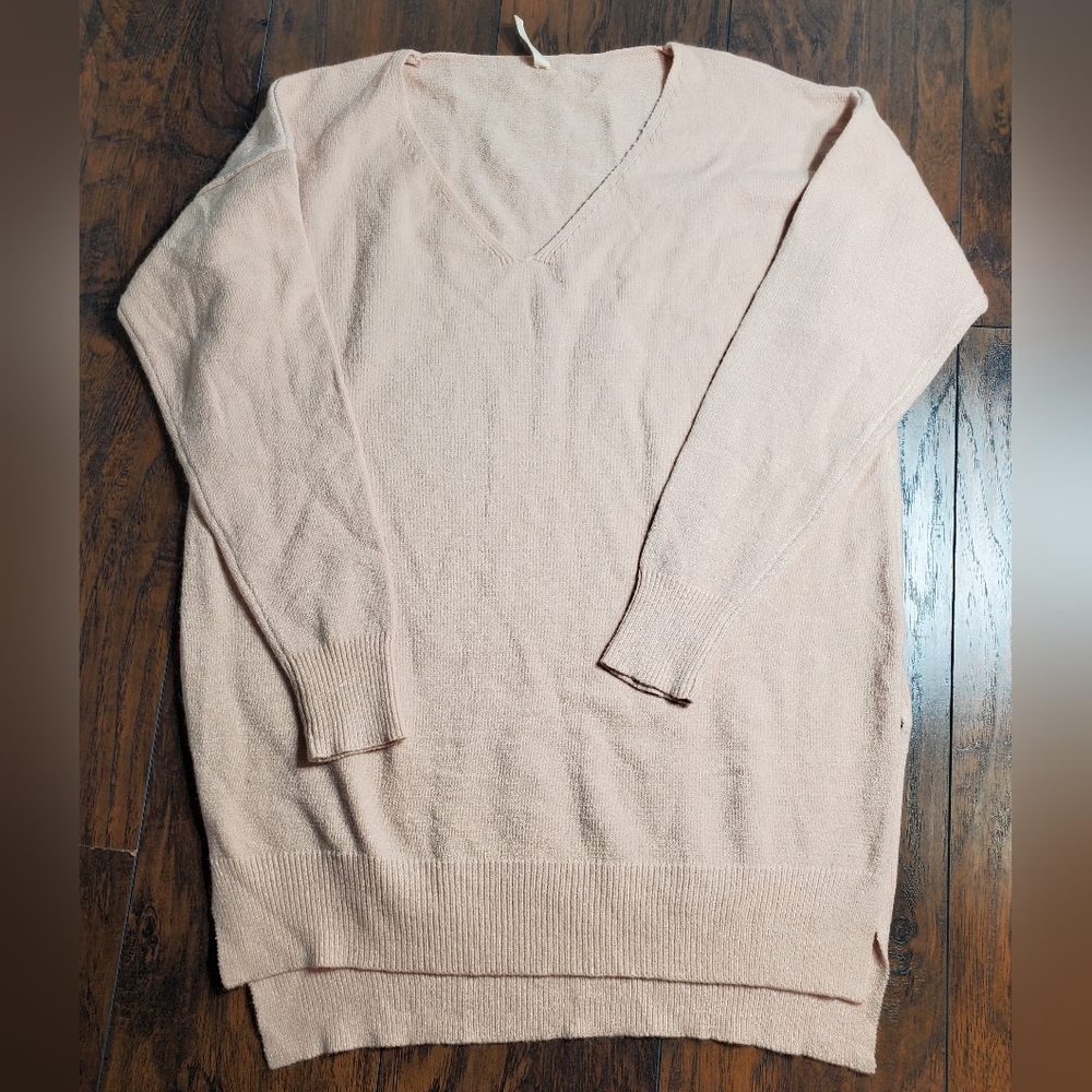 Wishlist Hi-Lo Boxy Pink Tunic soft oversized sweater size M/L